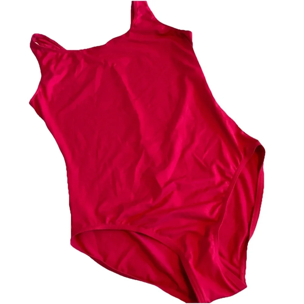Bloch Microlux Tank Leotard Girls 14 Berry NWT Dance Ballet C441